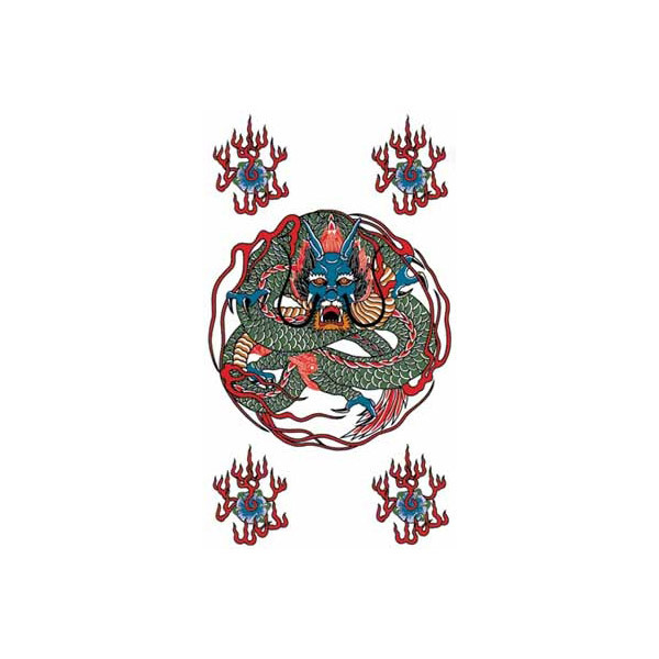 タトゥーシール 火炎龍