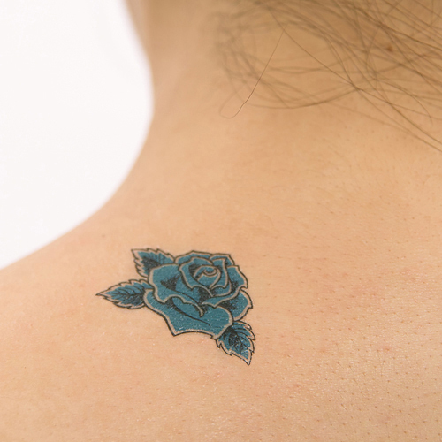 タトゥーシール 青薔薇
