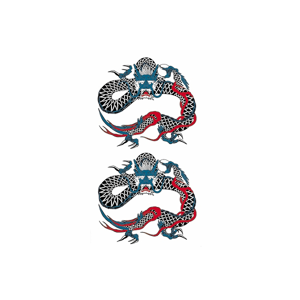 タトゥーシール 玉龍
