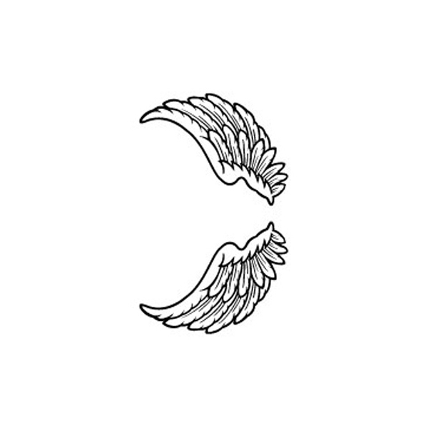 タトゥーシール 天使の羽根・ミニ