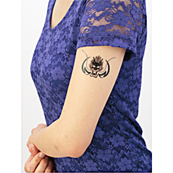 タトゥーシール トライバル・龍首