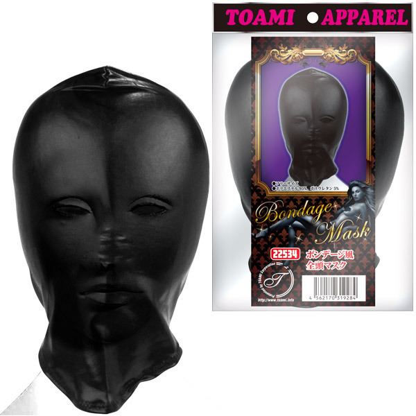 ボンデージ風全頭マスク