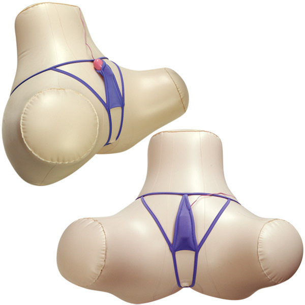 ストレッチブラ&フロントポケット付きGスト(クロッチオープン)