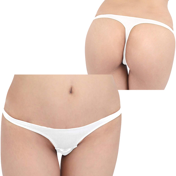 2wayストレッチ玉&ローターポケット付きGスト ホワイト