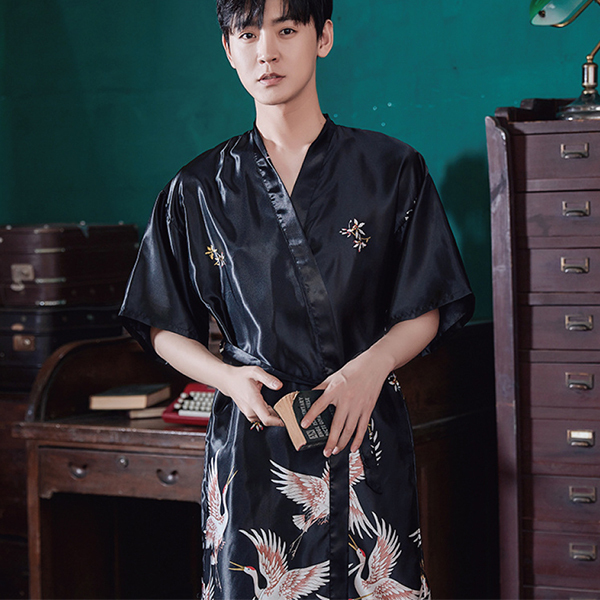 男のイケメン着物&トランクスセット