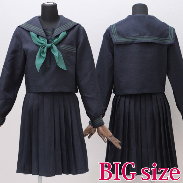 大阪女子校のセーラー服(旧冬服) BIG