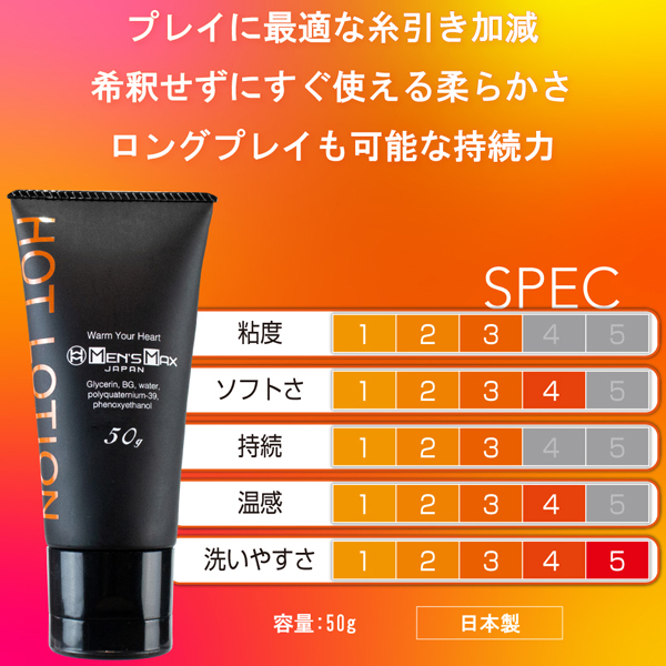 MEN’S MAX ホットローション 50g