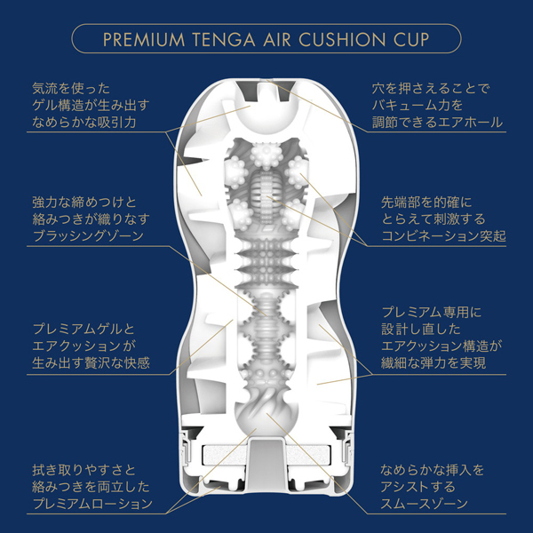 PREMIUM TENGA エアクッションカップ (ノーマル)