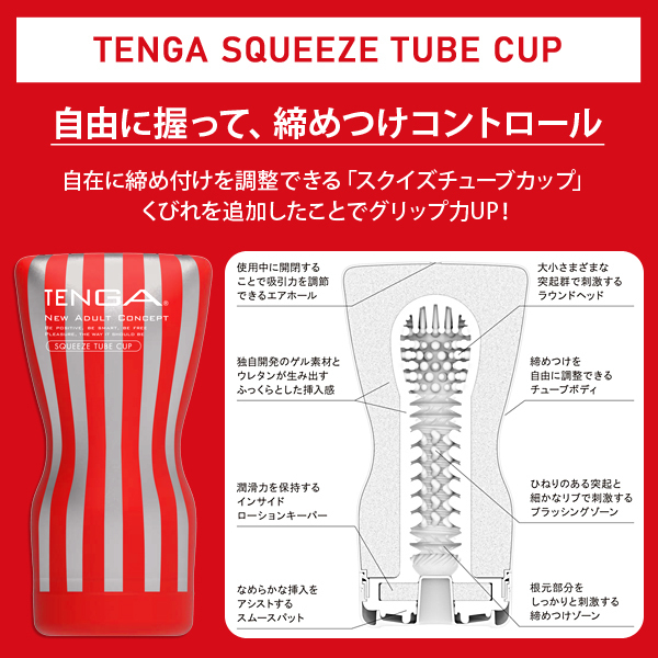 TENGA スクイズチューブカップ 3点セット