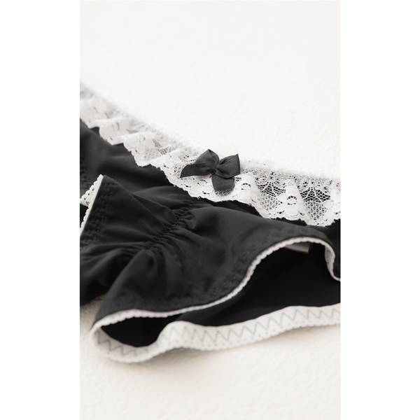 マイクロファイバーメイド風くい込みショーツ