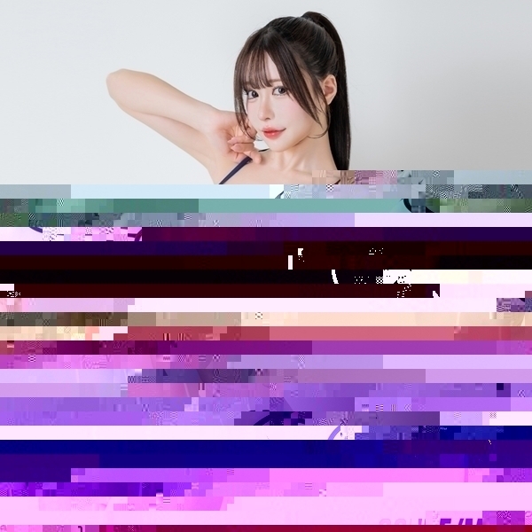 SM112 サテン調スーパーストレッチパイピングスクール水着(ネイビーパイピング) M