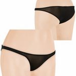 極薄シースルーローライズハーフバック ブラック(下着) 極薄シースルーローライズハーフバック ブラック