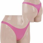 ウェット生地ストレッチVラインTバック ローズ(下着) ウェット生地ストレッチVラインTバック ローズ