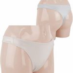 ユニセックス ウェット生地ストレッチTバック ホワイト(下着) ユニセックス ウェット生地ストレッチTバック ホワイト