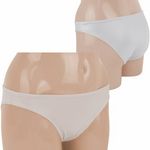 ユニセックス ウェット生地ストレッチフルバック ホワイト(下着) ユニセックス ウェット生地ストレッチフルバック ホワイト