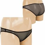 ユニセックス スパークシースルーハーフバック(ハギ無し)M ブラック(下着) ユニセックス スパークシースルーハーフバック(ハギ無し)M ブラック