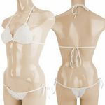 ストレッチフラワー総レースブラ&ショーツ ホワイト(下着) ストレッチフラワー総レースブラ&ショーツ ホワイト