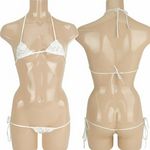 チュールレースブラ&脇紐Gスト(下着) チュールレースブラ&脇紐Gスト