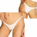 2wayストレッチ生地ハギ無しマイクロリオバック ホワイト(下着) 2wayストレッチ生地ハギ無しマイクロリオバック ホワイト