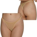 2wayストレッチ極薄ハイレグTバック ベージュ(下着) 2wayストレッチ極薄ハイレグTバック ベージュ