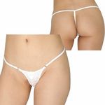 フェリカ生地6連ゴールドビーズ付きGスト ホワイト(下着) フェリカ生地6連ゴールドビーズ付きGスト ホワイト