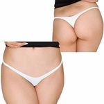 MF 2wayストレッチ超極小Tバック ホワイト(下着) MF 2wayストレッチ超極小Tバック ホワイト