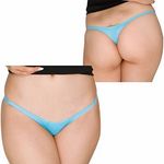 MF 2wayストレッチ超極小Tバック ターコイズ(下着) MF 2wayストレッチ超極小Tバック ターコイズ