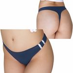 光沢ストレッチブルマTバック ネイビー(下着) 光沢ストレッチブルマTバック ネイビー