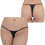 伸縮エナメル脇細TフロントTバック(下着) 伸縮エナメル脇細TフロントTバック