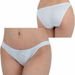 コットン&レースコンビフルバック ターコイズ(下着) コットン&レースコンビフルバック ターコイズ