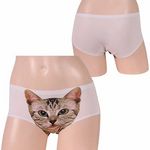 キャットプリントローライズボクサー ホワイト(下着) キャットプリントローライズボクサー ホワイト