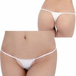 光沢柔らか極小TフロントTバック ホワイト(下着) 光沢柔らか極小TフロントTバック ホワイト