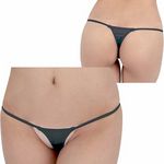 光沢柔らか極小TフロントTバック ブラック(下着) 光沢柔らか極小TフロントTバック ブラック