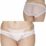 商品入荷待ち レースライン極薄フルバック ホワイト(下着)