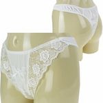 3Lサイズ 光沢ストレッチレースポケット付きTバック ホワイト(下着) 3Lサイズ 光沢ストレッチレースポケット付きTバック ホワイト