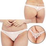 キラキラスケスケシンプルオープンTバック 4L ホワイト(下着) キラキラスケスケシンプルオープンTバック 4L ホワイト