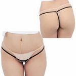 商品入荷待ち キラキラスケスケ超マイクロGスト ブラック(下着)