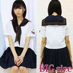 商品入荷待ち 国際学園のセーラー服(夏服) BIG(衣装・コスチューム)