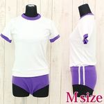 商品入荷待ち ワン・ツー体操 パープル M(衣装・コスチューム)